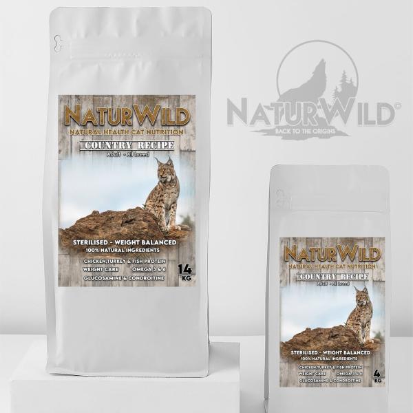 Le meilleur aliment pour chats stérilisés - NaturWild